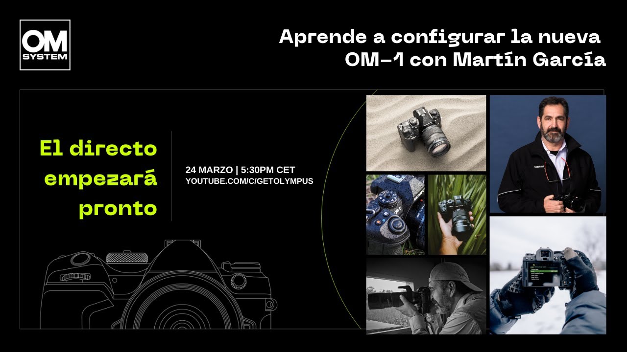 Aprende a configurar la nueva OM-1