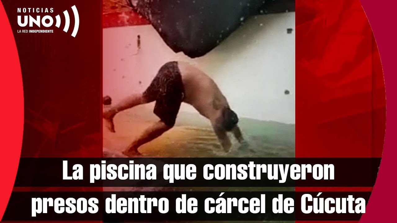 ¡INSÓLITO! PЯES0S de CÁЯCEL de Cúcuta construyeron su propia piscina