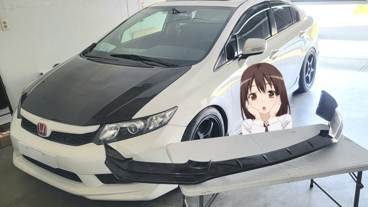 RARE OEM Modulo Front lip - 2012 Honda 9th Gen Civic SI - UAE