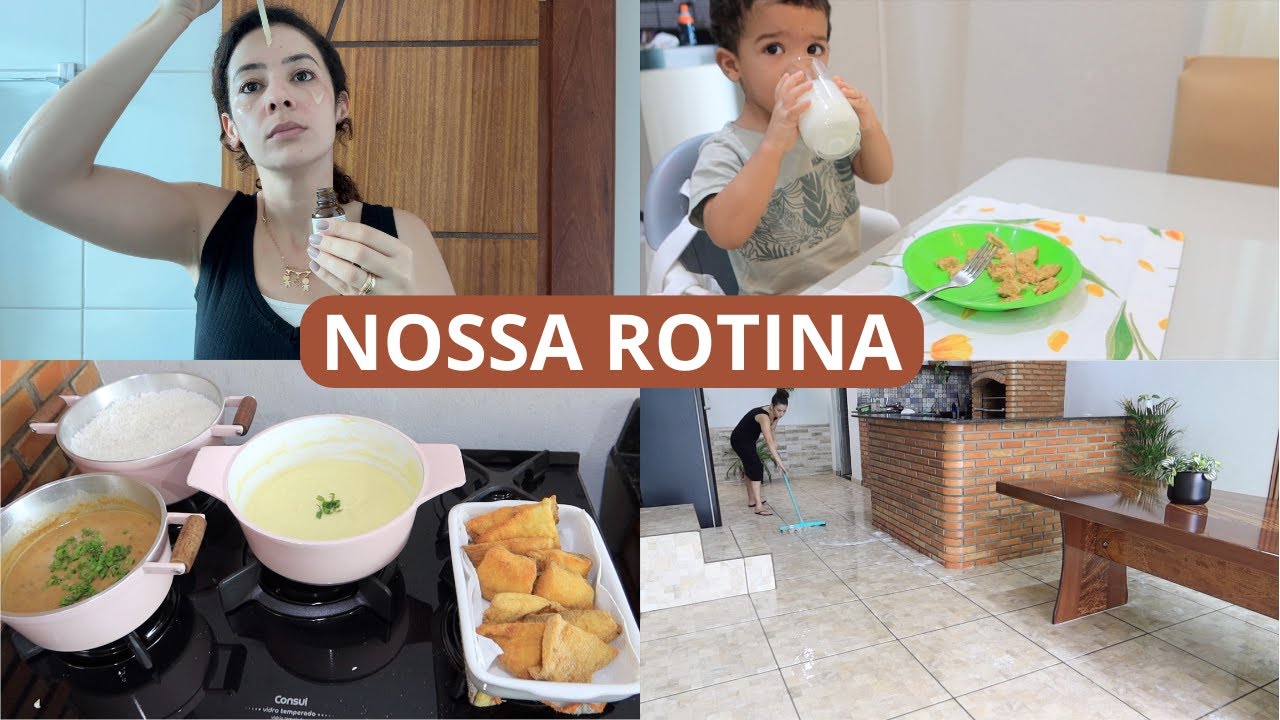 NOSSO DIA, PANQUECA DE BANANA, ALMOÇO FRESQUINHO, LIMPEI E ORGANIZEI | LETÍCIA VELOSO