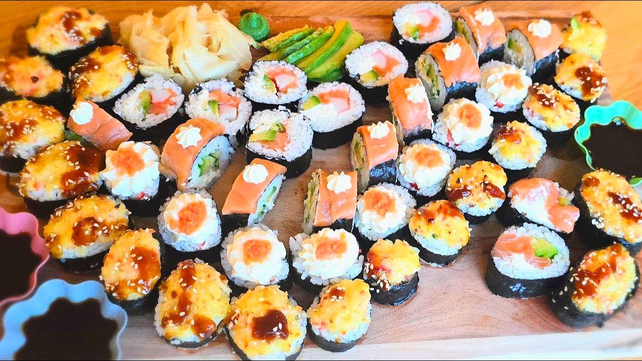 Сет Роллов в домашних условиях | Всего за 30 минут Быстро и Вкусно Суши