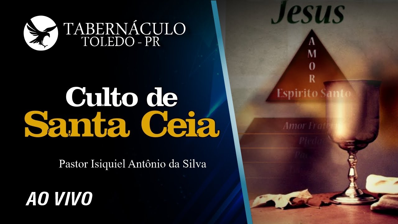 01/03/2026 - Santa Ceia | AO VIVO | Tabernáculo da Fé - Toledo PR