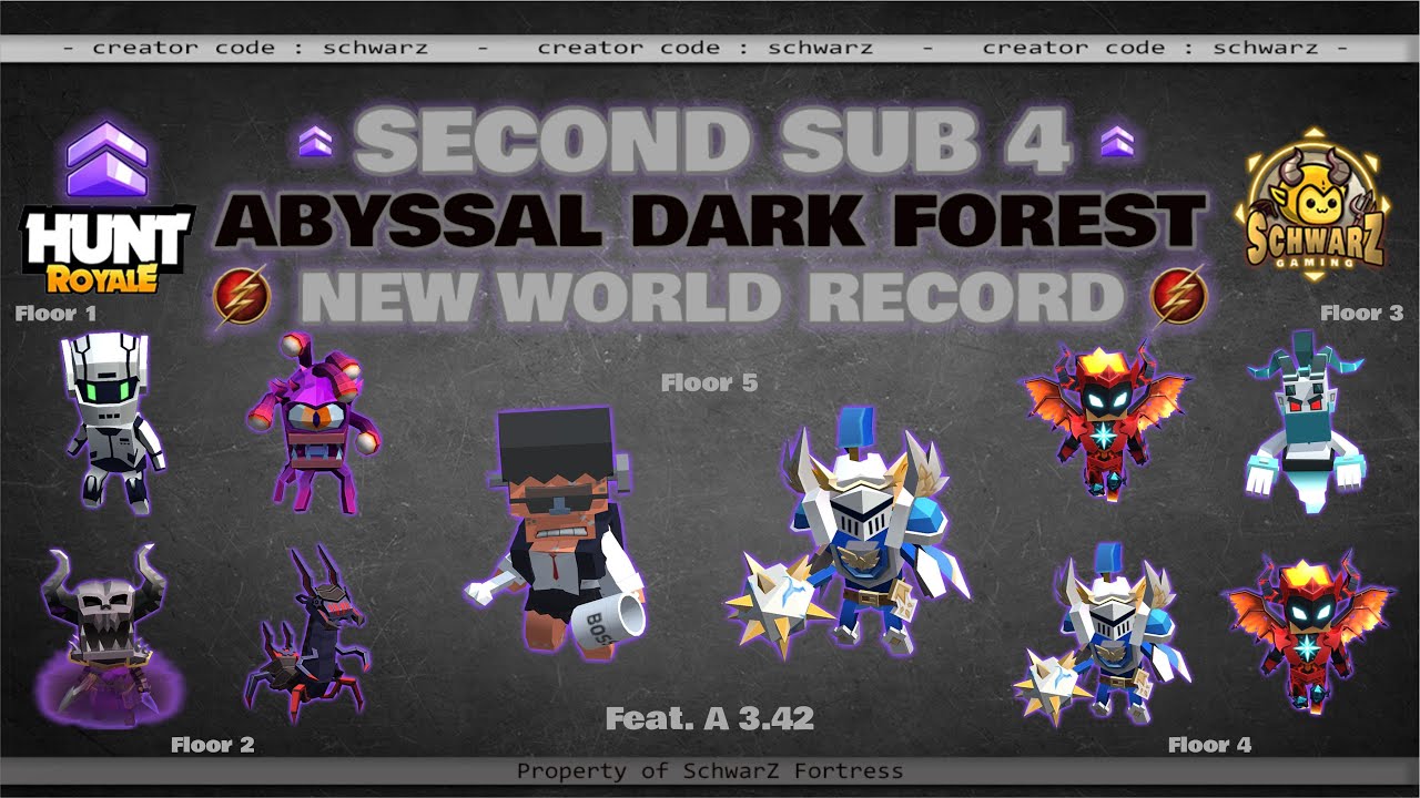 Hunt Royale Awaken 2 - ADF Runs With A 3.42 2nd SUB 4 ADF - World Record