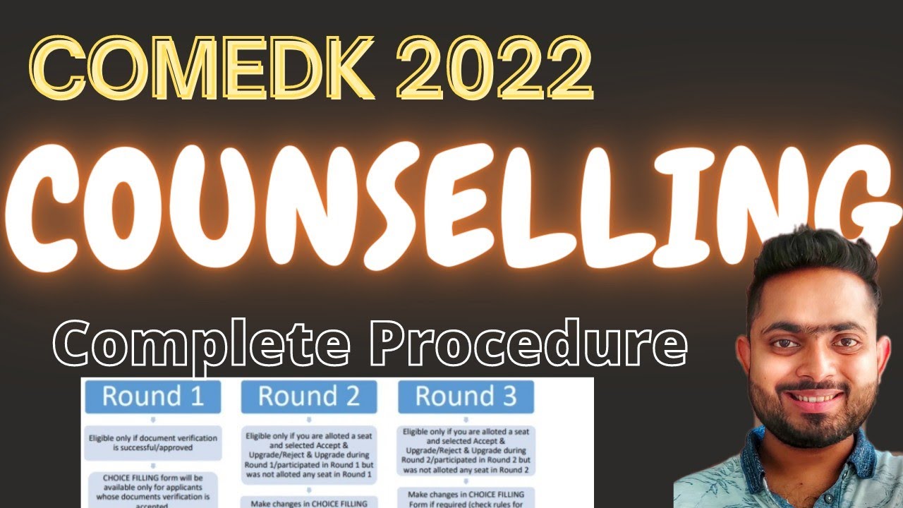 COMEDK 2022 Counselling || comedk 2022 counselling process || comedk counseling facts|| #comedk2022