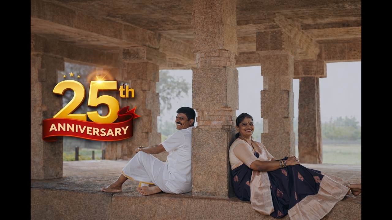 Silver Jubilee Celebration | 25 Years of Love - Nagalakshmi & Narayanaswamy Post Wedding Videoshoot