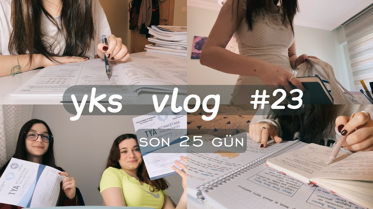 yks çalışma günlüğüm #23 ♥ | son 25 günde neler yapıyorum, yoğun ders çalışmalı günlerim… #yks2024