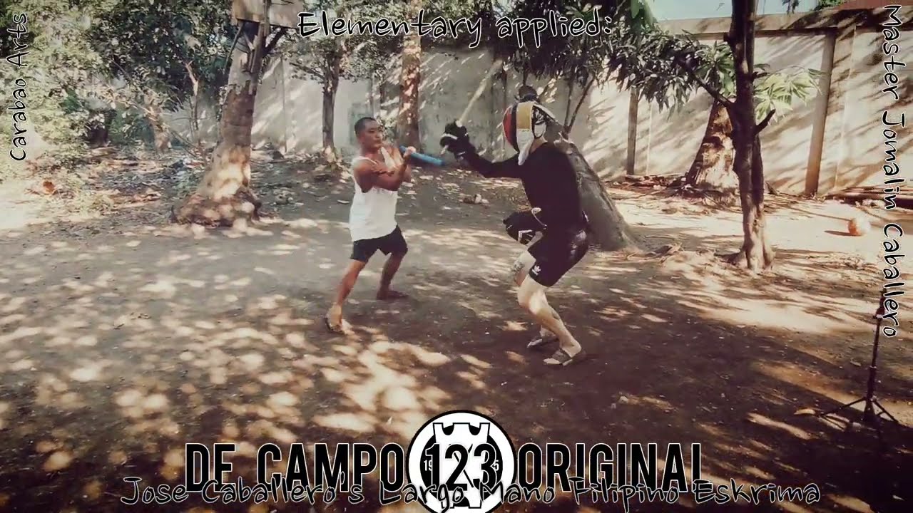 Applying Eskrima: De Campo 123 Original with Master Jomalin Caballero...