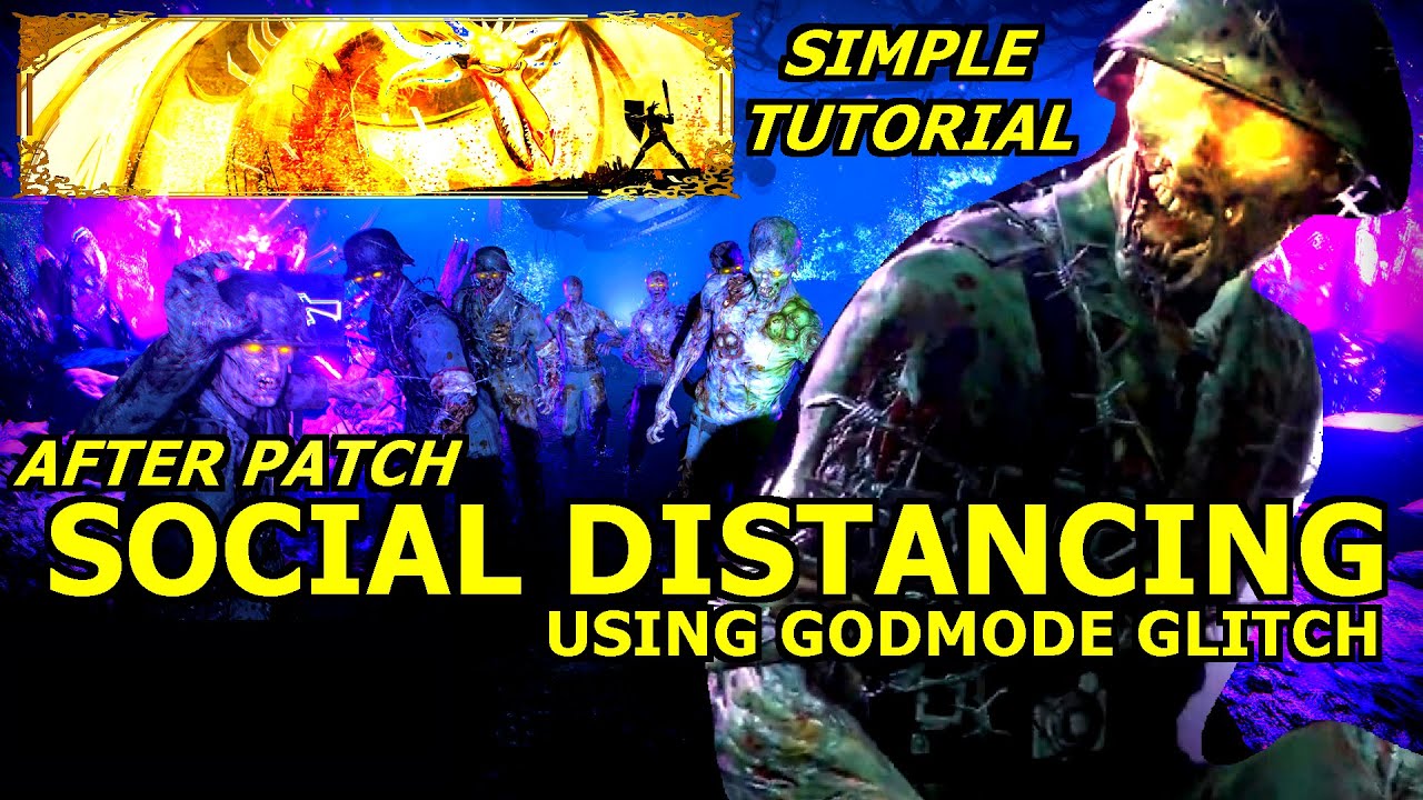*Patched* NEW EASY Social Distancing Challenge SOLO Godmode Glitch - Cold War Zombies