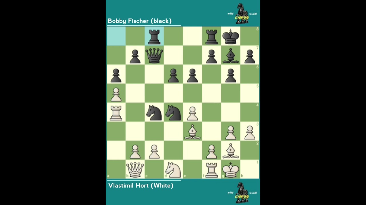 Vlastimil Hort vs Bobby Fischer ◉ Palma de Mallorca - ESP. 1970 ✓ Fischer’s Moment of Brilliance