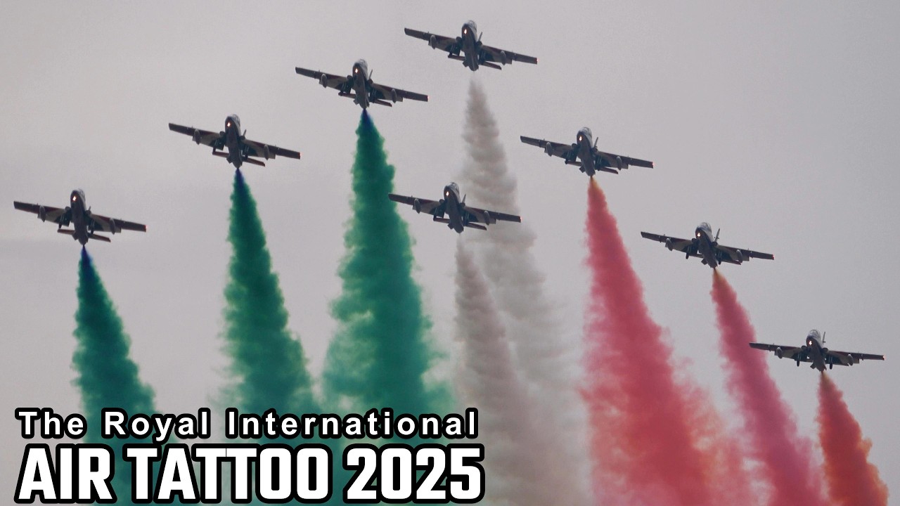 RIAT 2025 Frecce Tricolori Italian Air Force The Royal International Air Tattoo