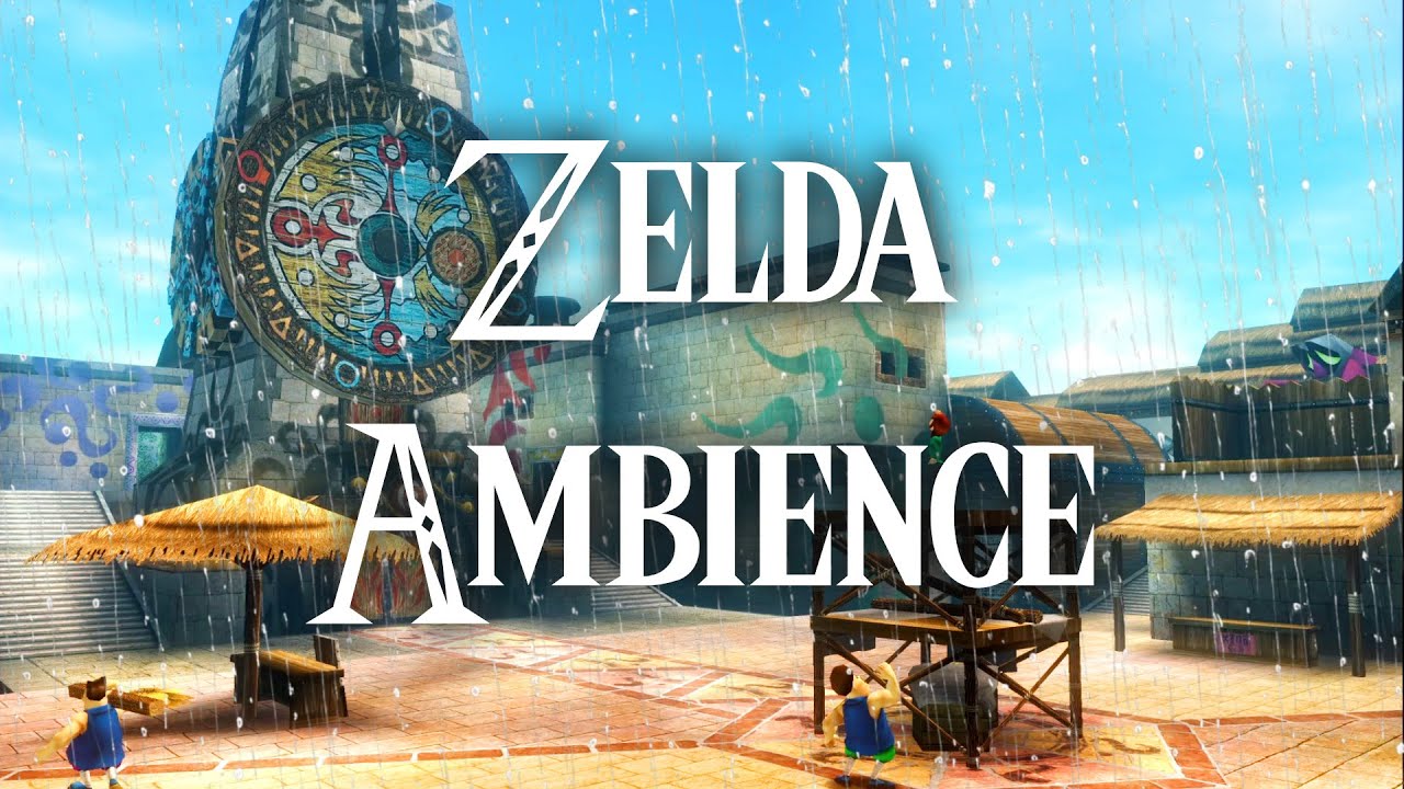 Zelda | Rainy Clock Town | Ambience [3 Hours]