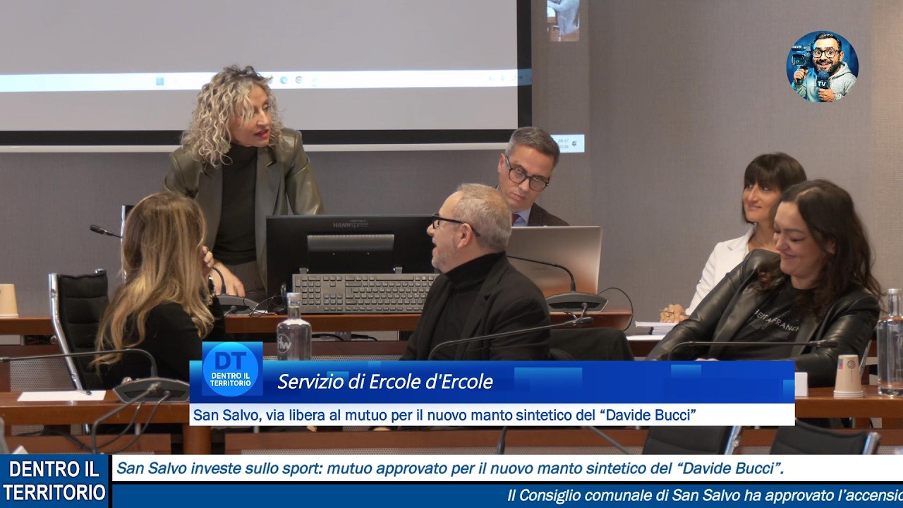 San Salvo, via libera al mutuo per il nuovo manto sintetico del “Davide Bucci”