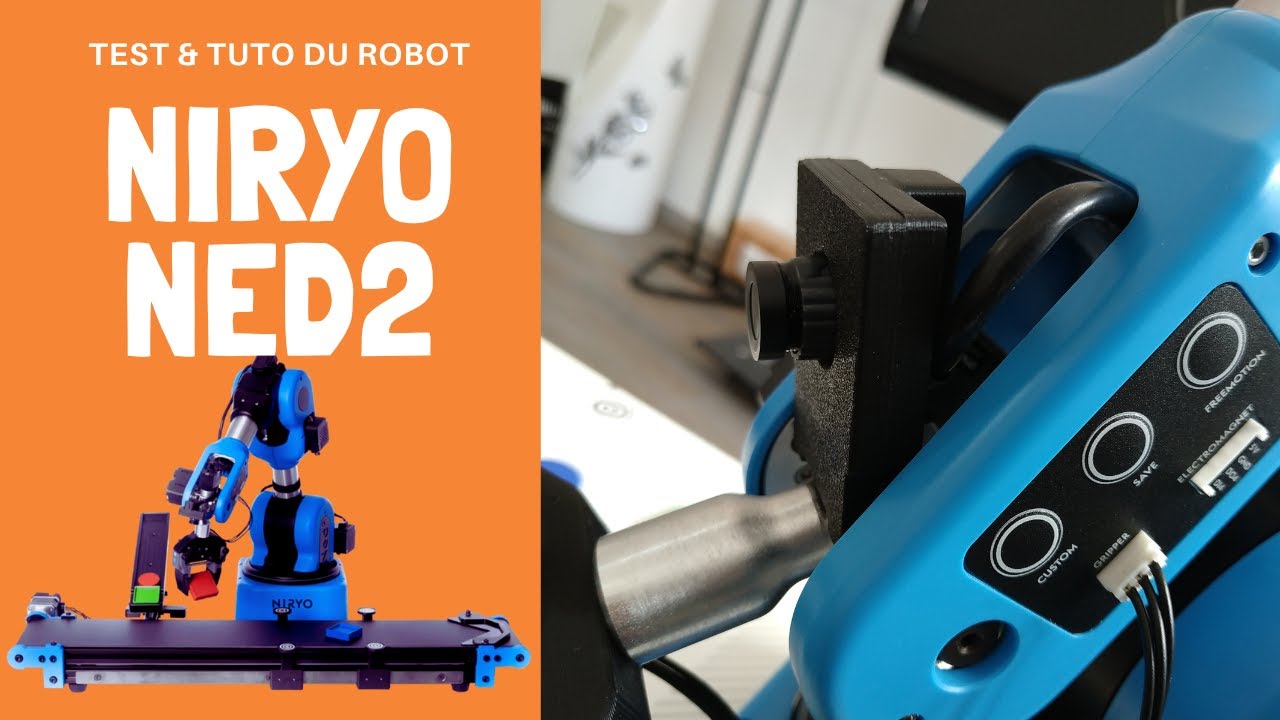 TEST BRAS ROBOT NED2 (NIRYO) + TUTORIEL : Mise en place et programmation