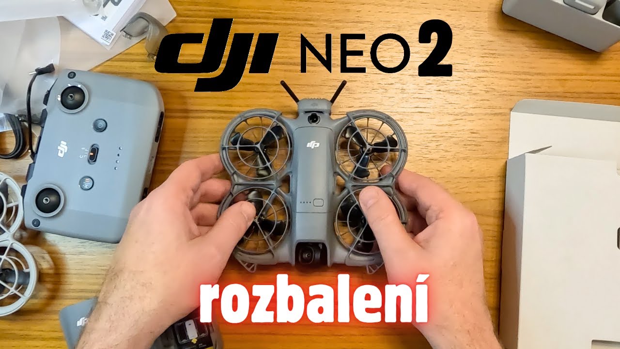 🔥 NOVINKA - DJI NEO 2 | rozbalen&iacute; 📦 | Fly more combo