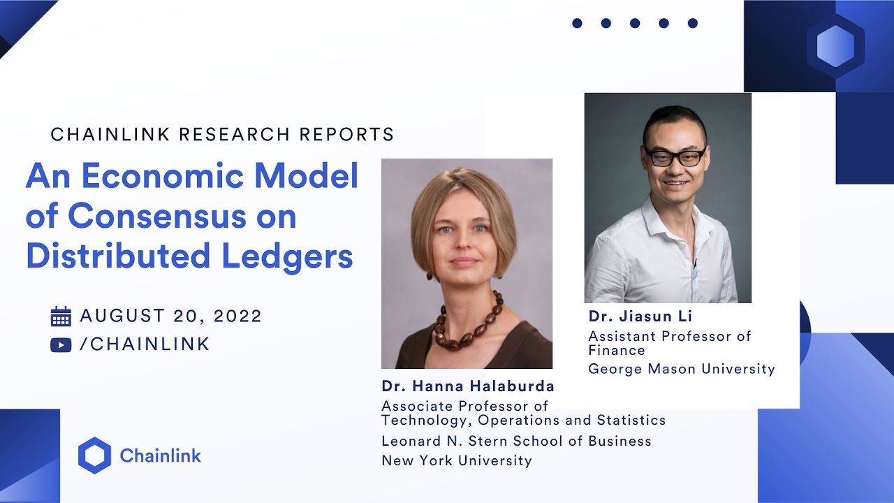 An Economic Model of Distributed Ledger Consensus | Economics of Web3 |  Chainlink Research Reports