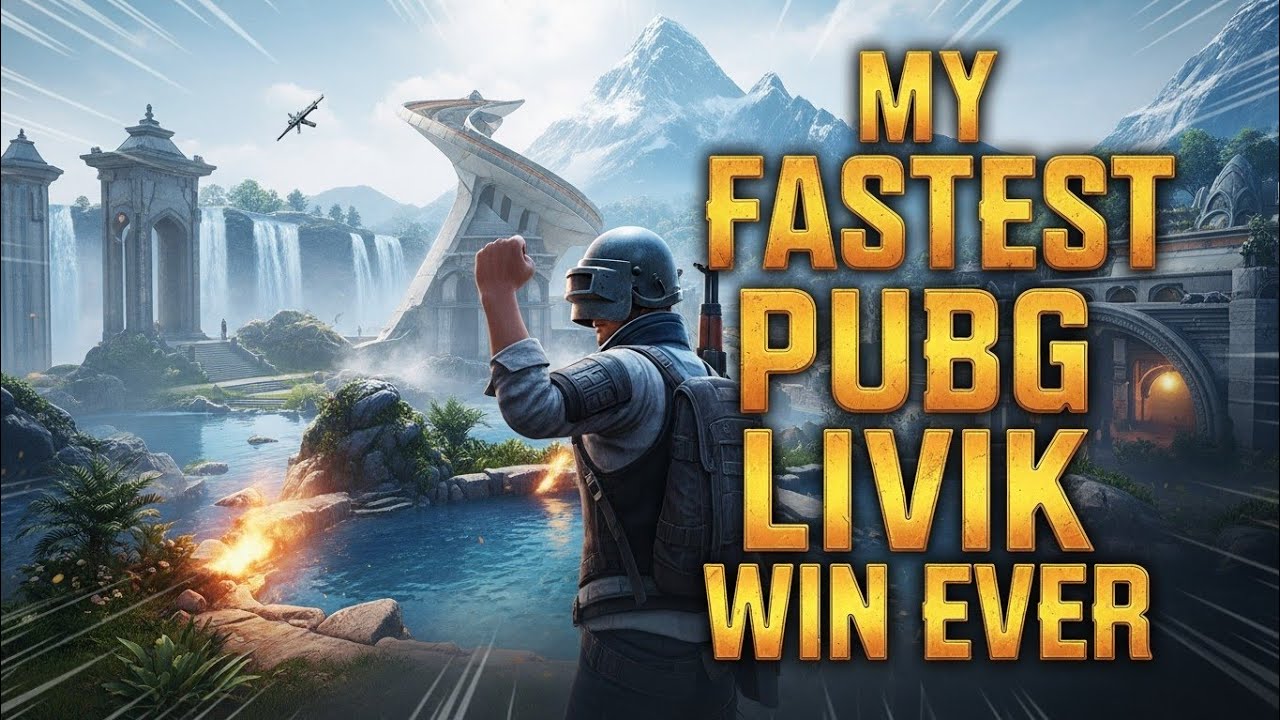 My Fastest Pubg Livik Win Ever