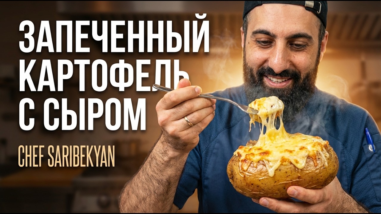 ЗАПЕЧЕННЫЙ КАРТОФЕЛЬ С СЫРОМ