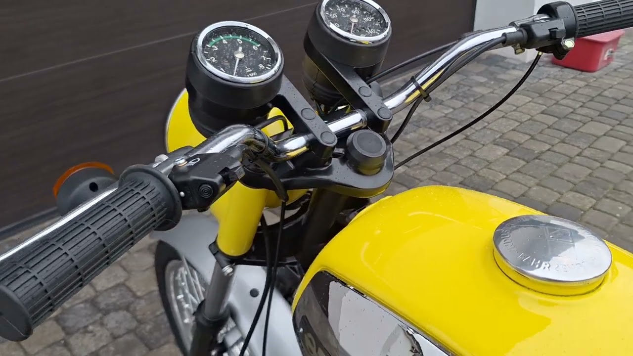 MZ TS 250/1 5b 1981 rok ż&oacute;łta w wersji export