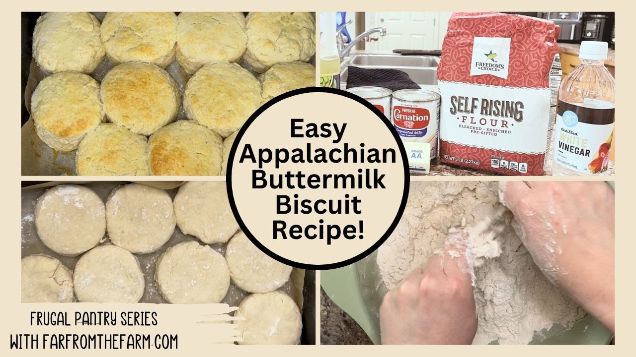 Easy Appalachian Buttermilk Biscuit Recipe!