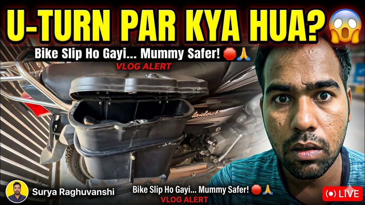 Mummy Ke Sath New Ghar Dekhne Gaye Aur Bike Gir Gayi! 🛑 || SURYA RAGHUVANSHI 