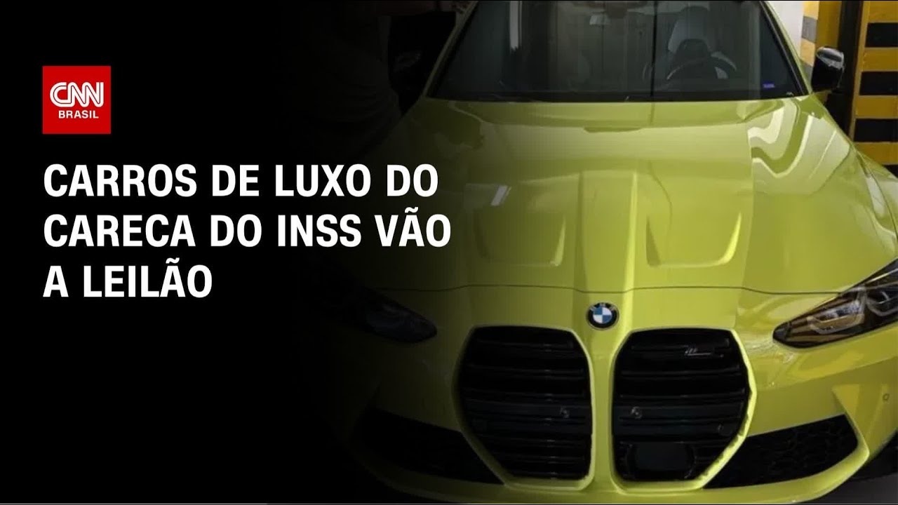 Governo vai leiloar carros de luxo apreendidos com Careca do INSS | BOLETIM CNN