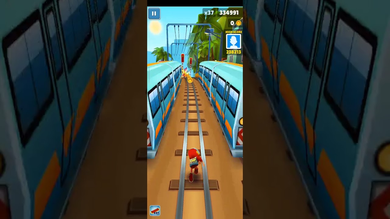 Subway surfers но без монет Капец это сложно 🤯🤦 реально 