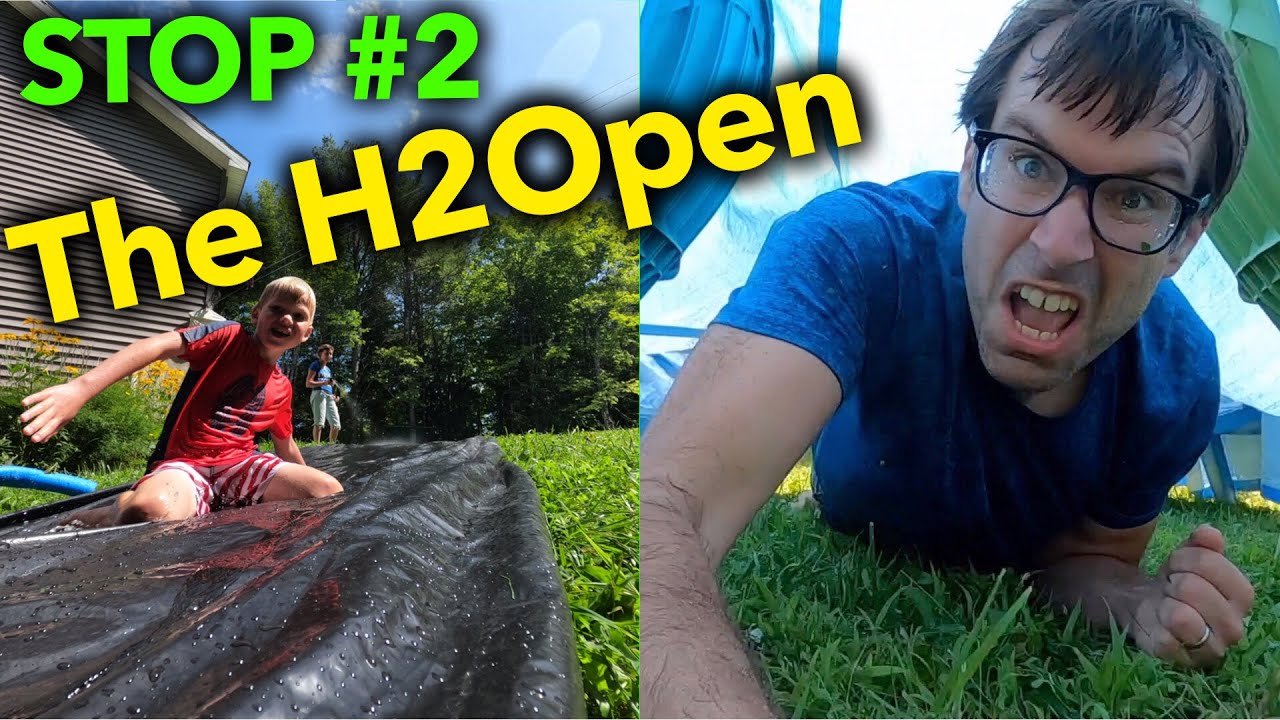 Family WATER Course | Backyard Obstacle Course Racing Series Stop 2