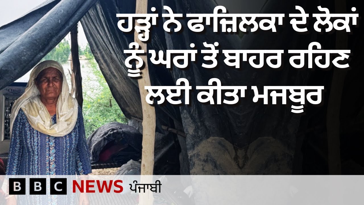 Punjab ਵਿੱਚ Floods ਦੌਰਾਨ ਘਰੋਂ ਬੇਘਰ ਹੋਏ Fazilka ਦੇ ਲੋਕ ਹਾਲੋ-ਬੇ-ਹਾਲ  | 𝐁𝐁𝐂 𝐏𝐔𝐍𝐉𝐀𝐁𝐈