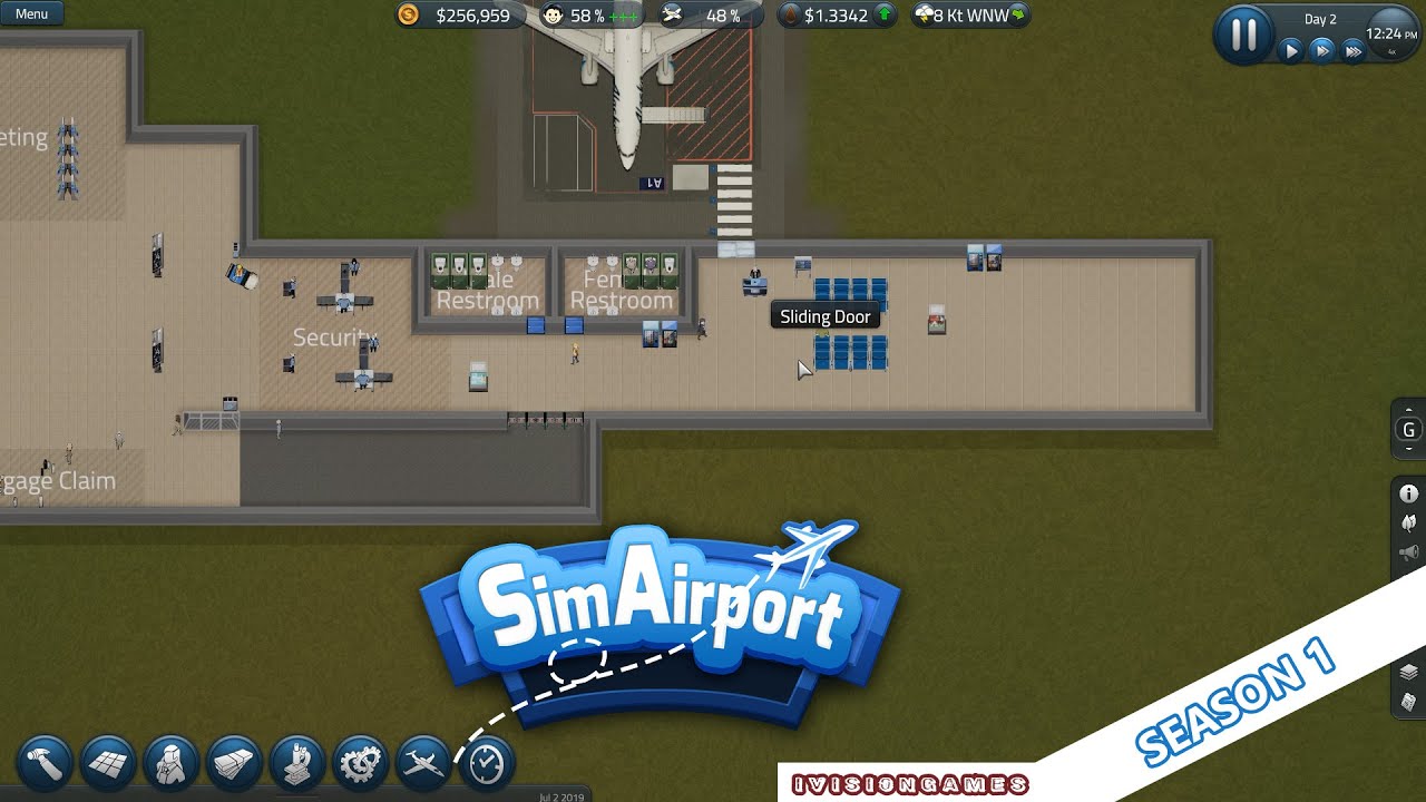 SimAirport Season 1 - Episode 13 - Creating Airport Amenities