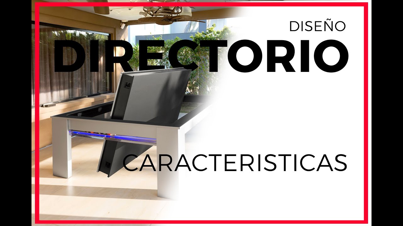 Mesa GIRATORIA Directorio - CARACTERISTICAS