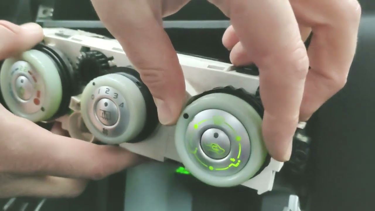 Замена / ремонт климат контроля. Блок управления. Mitsubishi colt.