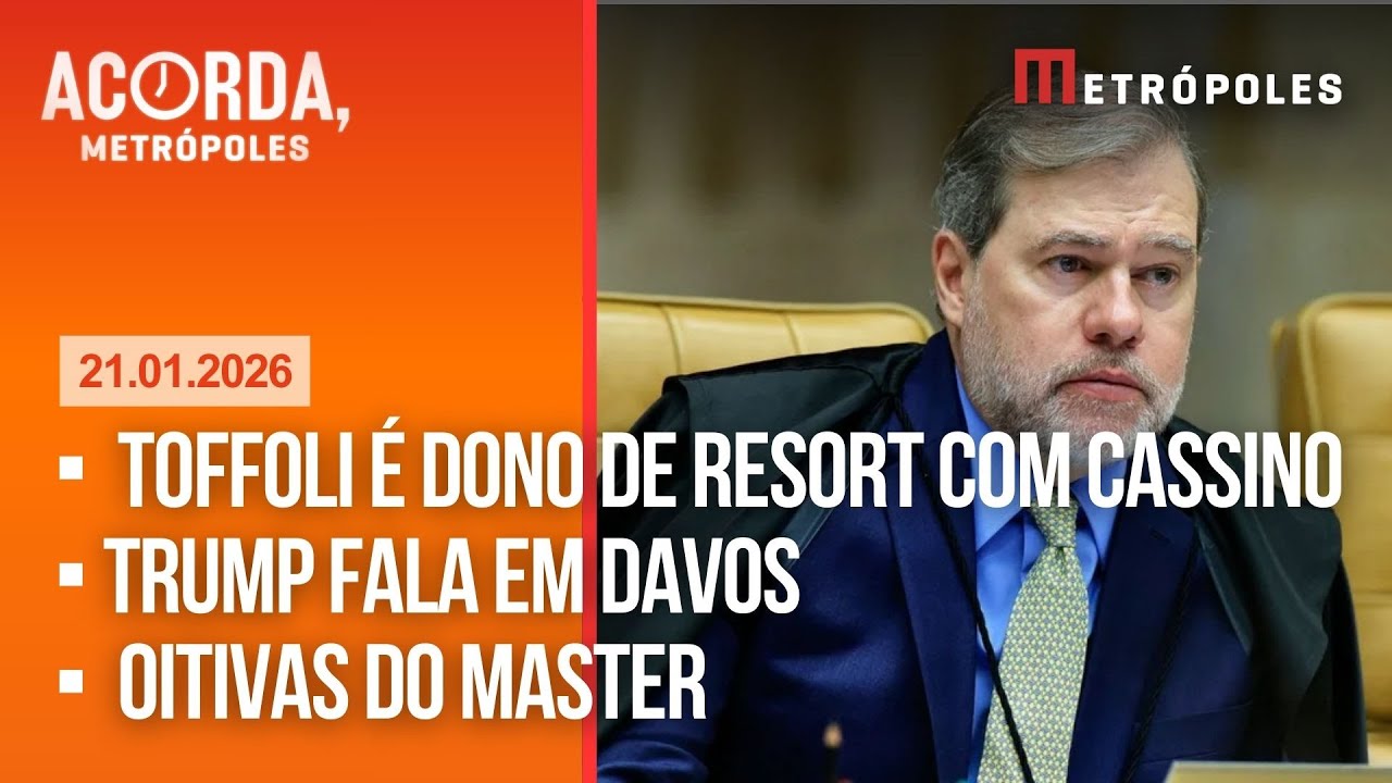 AO VIVO: Toffoli é considerado dono de resort com cassino / Trump fala em Davos / oitivas do Master