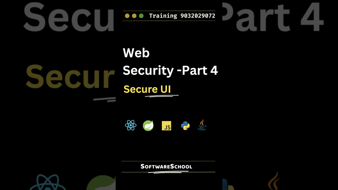 Website Security Part 4 🔐 | Secure Authentication UI Explained | Web Development Tutorial In Telugu