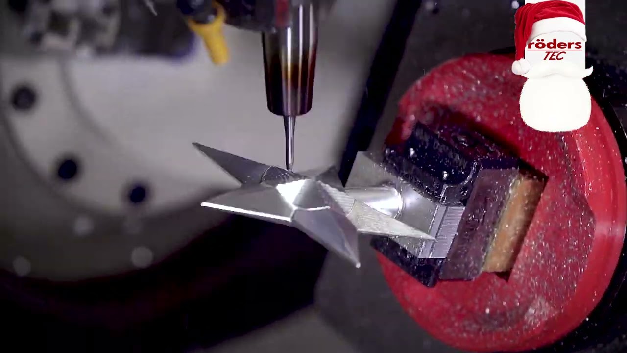 Christmas Meets High-Speed CNC | HSC Machining | Aluminum Machining | Roeders Technology