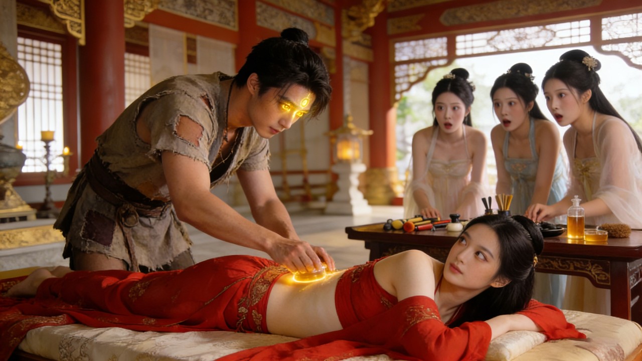 小夥意外穿越到古代，憑藉按摩征服女帝，絕色美嬌娘夜夜讓小夥按摩！ZYDJ