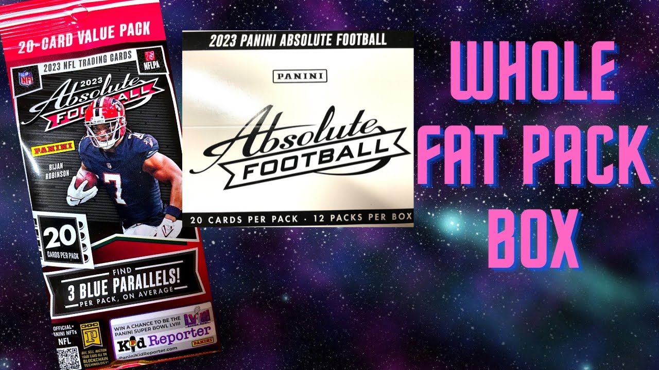 2023 Panini Absolute Football Value Pack Box Break and Review