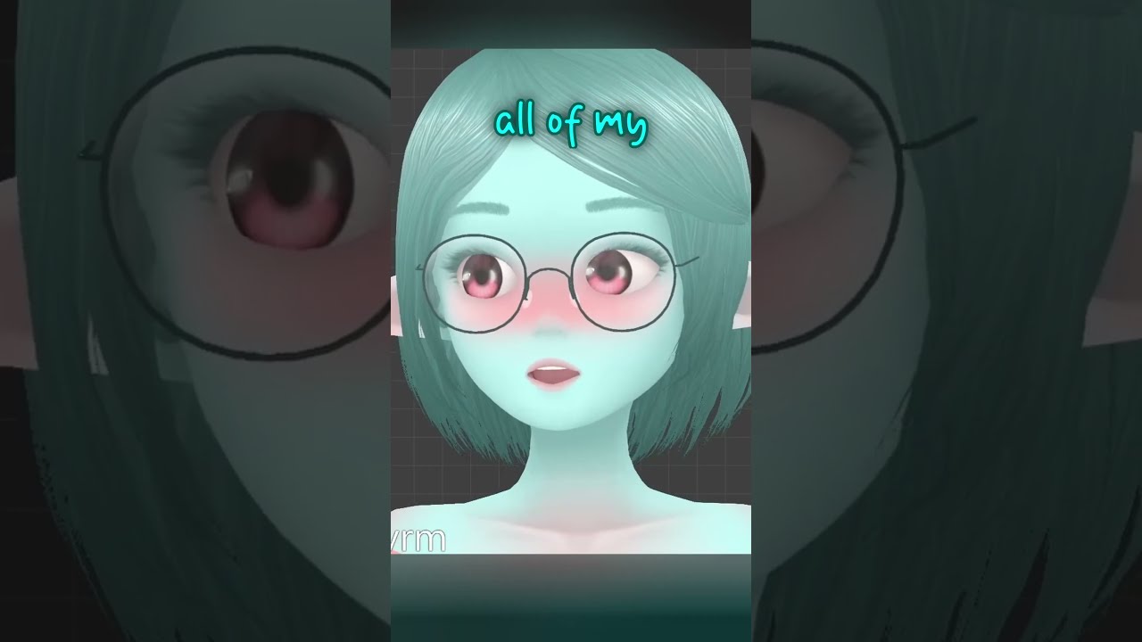 My vtuber model is based on my face