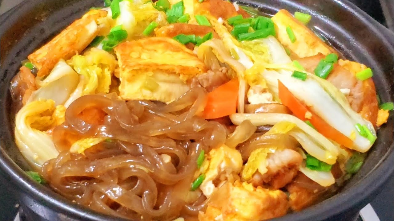 吃不膩的白菜豆腐燉粉條 出鍋鮮香入味太解饞了 Eating non greasy cabbage and tofu stewed with vermicelli is so satisfying th