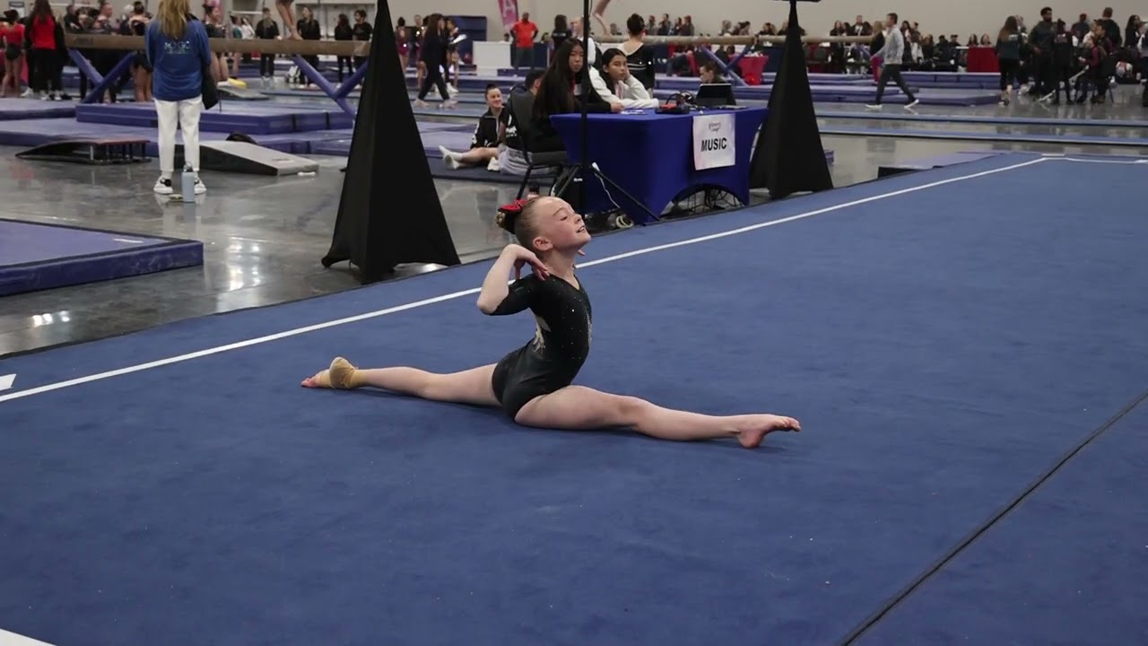 Campbell Budge 1st Place Floor SoCal State 2025 Wildfire Gymnast Level 6