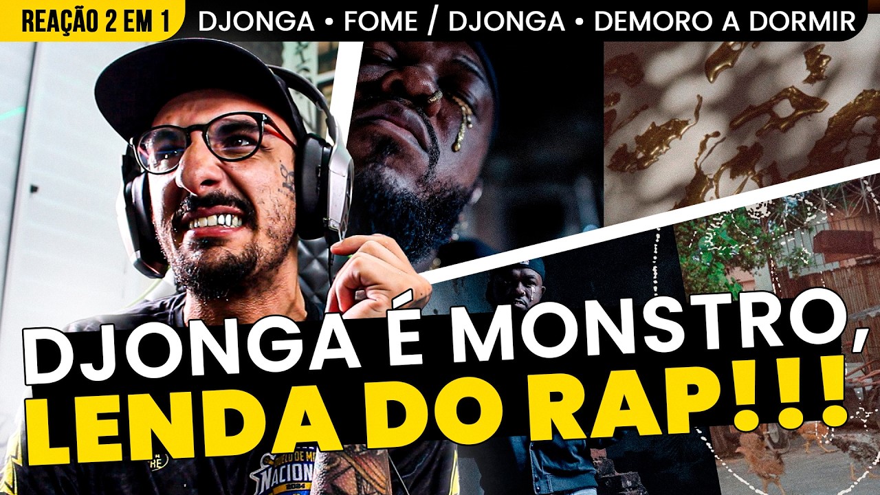 REAÇÃO 2 EM 1!!! DJONGA - FOME / DEMORO A DORMIR FT. MILTON NASCIMENTO (QMECMFES)