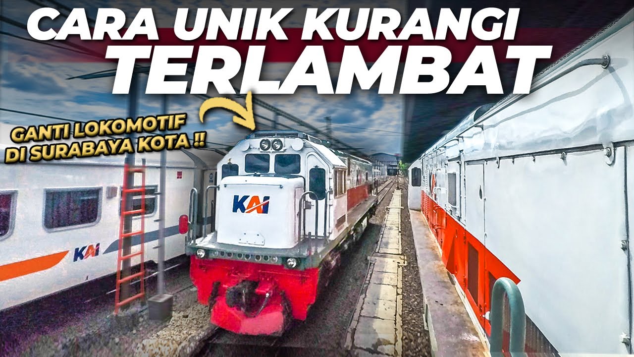 MENDADAK GANTI LOKOMOTIF ‼️ TERLAMBAT 20 MENIT JADI TEPAT WAKTU !! Trip KA Sritanjung ke Yogyakarta