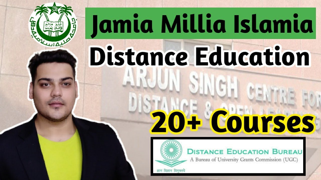 Jamia Millia Islamia Distance Education Admission 2020-21 | Jamia CDOL