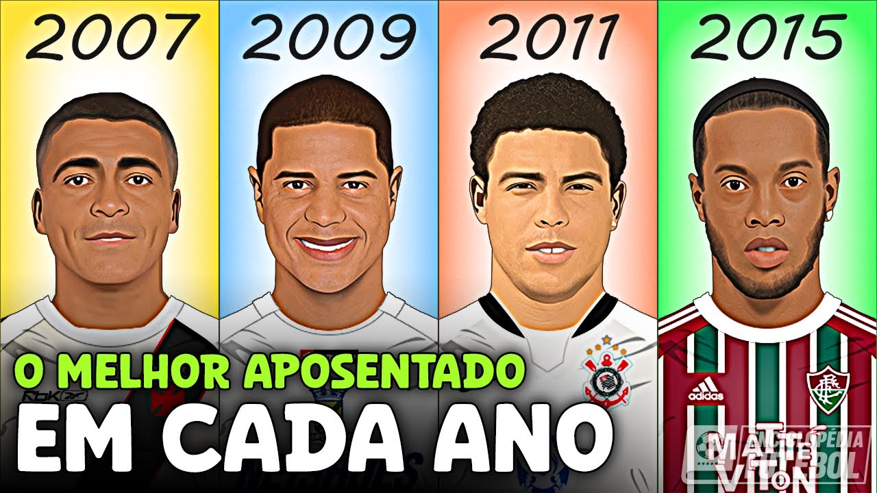 O Melhor Brasileiro APOSENTADO em CADA ANO 2000-2025