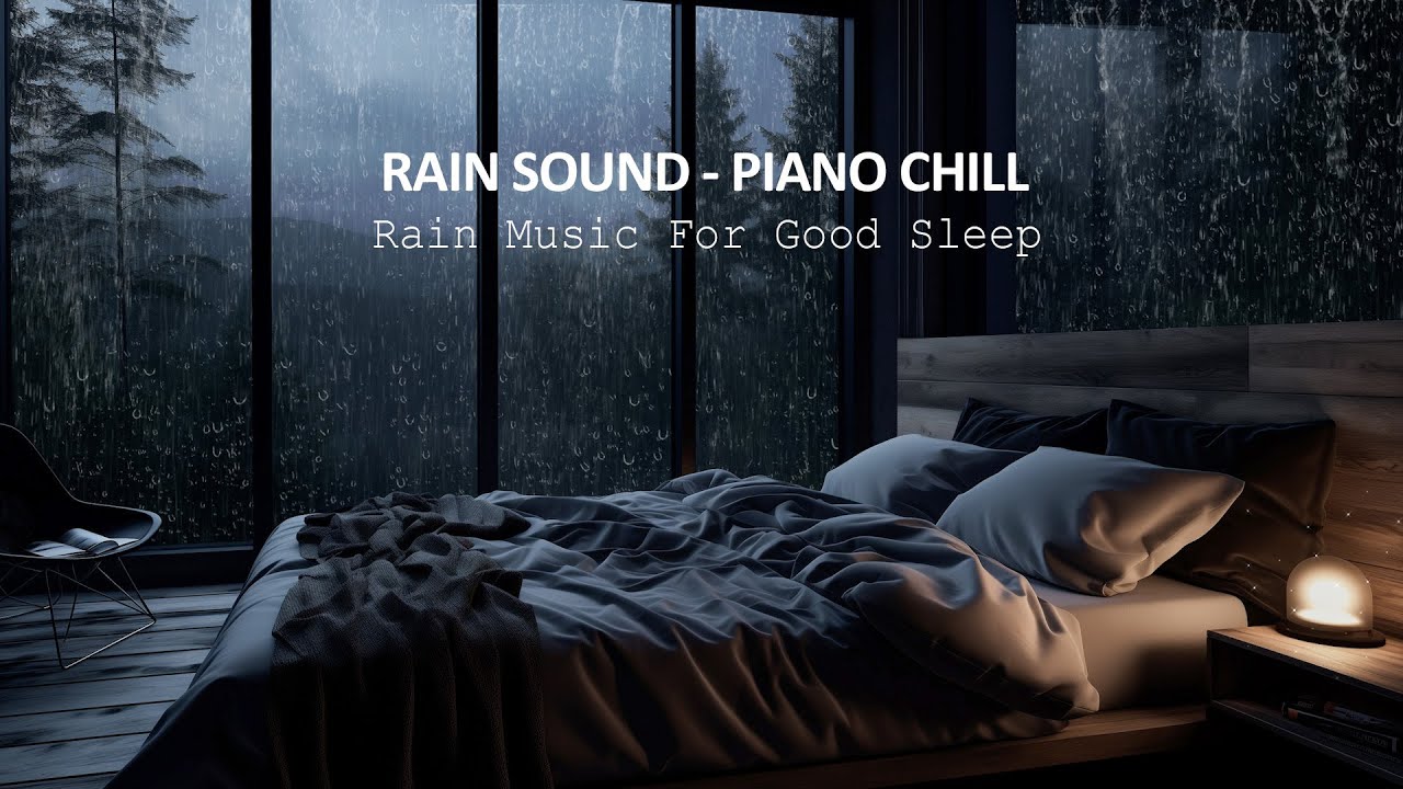 Soothing Piano Melodies with Relaxing Rain Sounds - Guide You into Healing Sleep