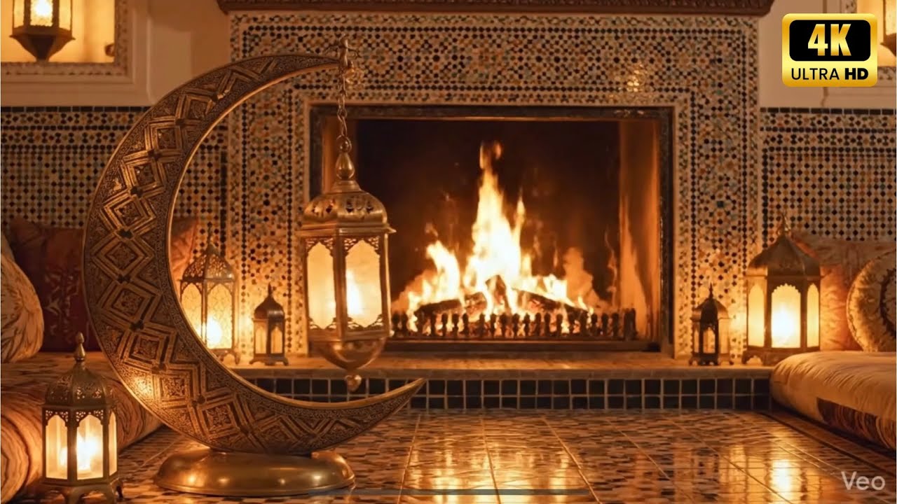 Andalusian Ramadan Night ✨🌙 | أجواء رمضانية أندلسية مع شومينيه وفوانيس
