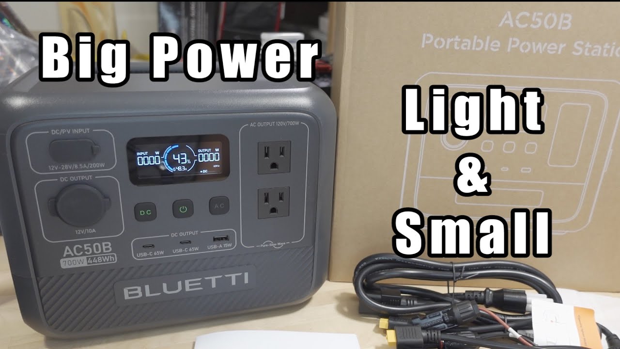 Bluetti AC50B + PV120 Solar Kit for Your Off-Grid Adventures 😎