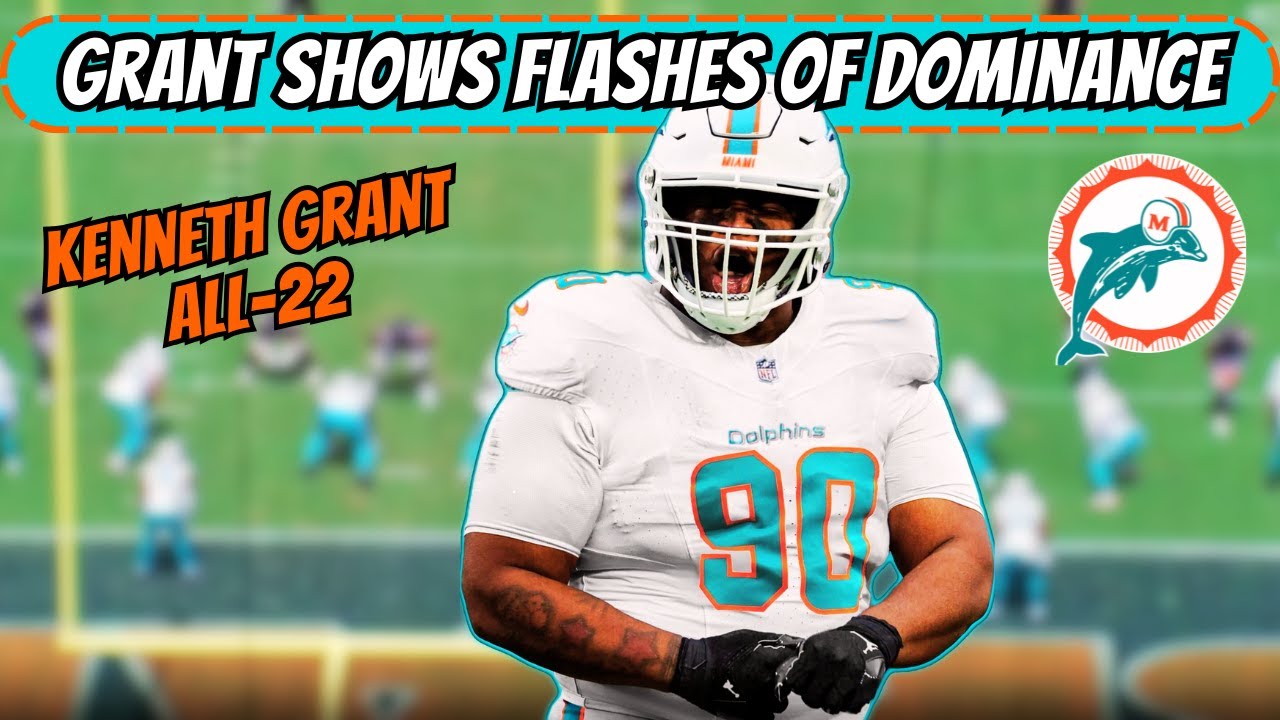Film Breakdown: Kenneth Grant Looks GREAT in Rookie Preseason Debut vs Bears
