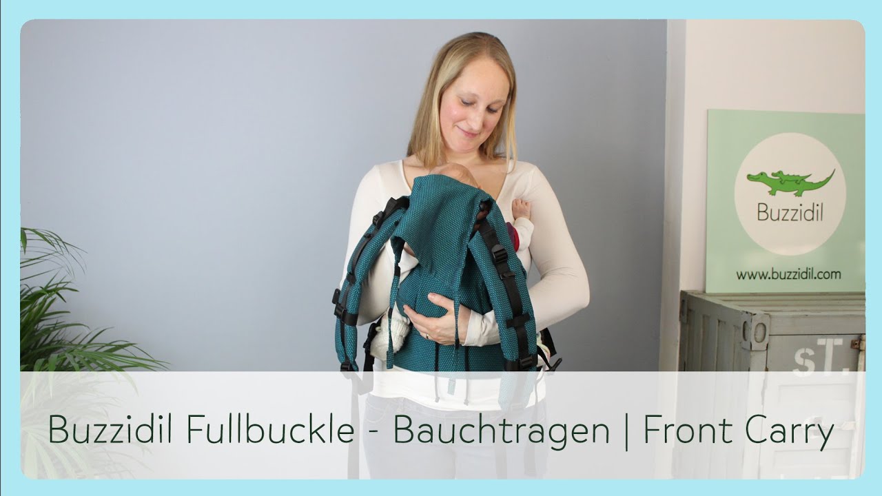 Tragen vor dem Bauch | Front Carry | Buzzidil Fullbuckle Babytrage