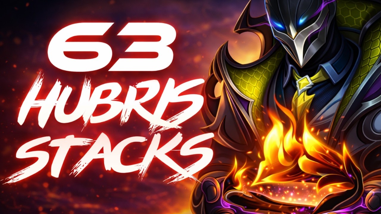 HUBRIS = rush item di ZED in 26.5! 120+AD 63 stacks - League of Legends gameplay highlights ita