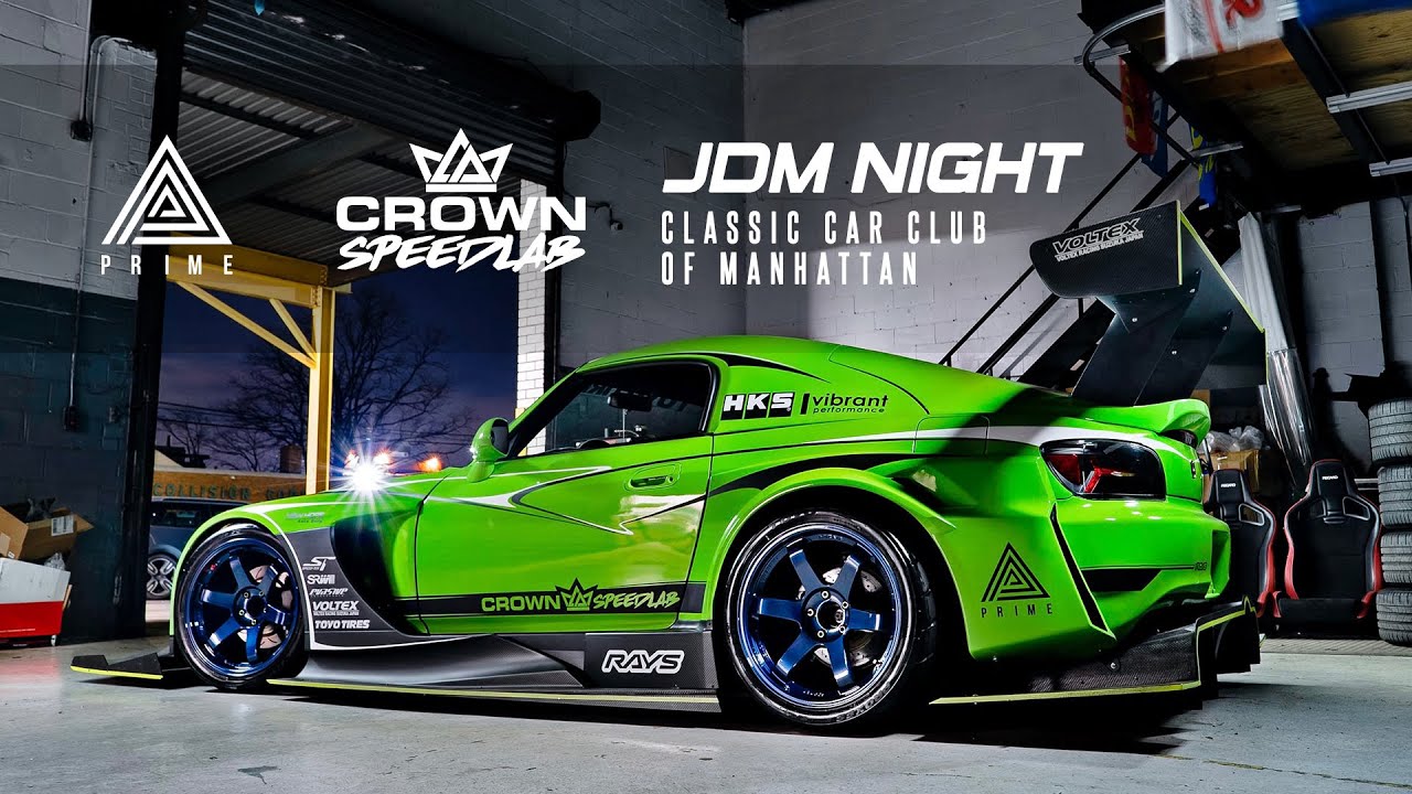We inside! JDM Night at Classic Car Club Manhattan.